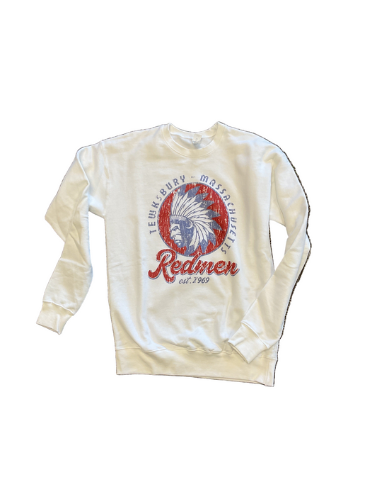 Vintage Warrior Crew - Pure White